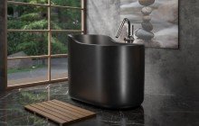 Black Solid Surface Bathtubs picture № 1