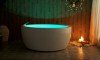 Aquatica pamela wht relax freestanding acrylic bathtub blue color (720)