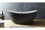 Aquatica Purescape 171M Blck Wht Freestanding Solid Surface Bathtub 01 (720)
