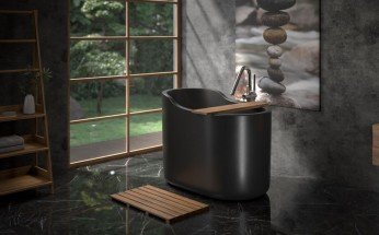 Aquatica True Ofuro Nano Black Freestanding Solid Surface Bathtub 01 1