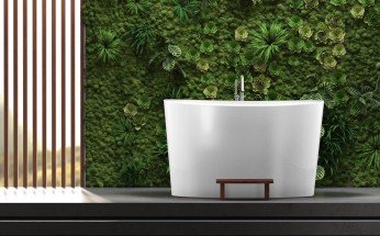 True Ofuro Duo Bathtub gree wall 720