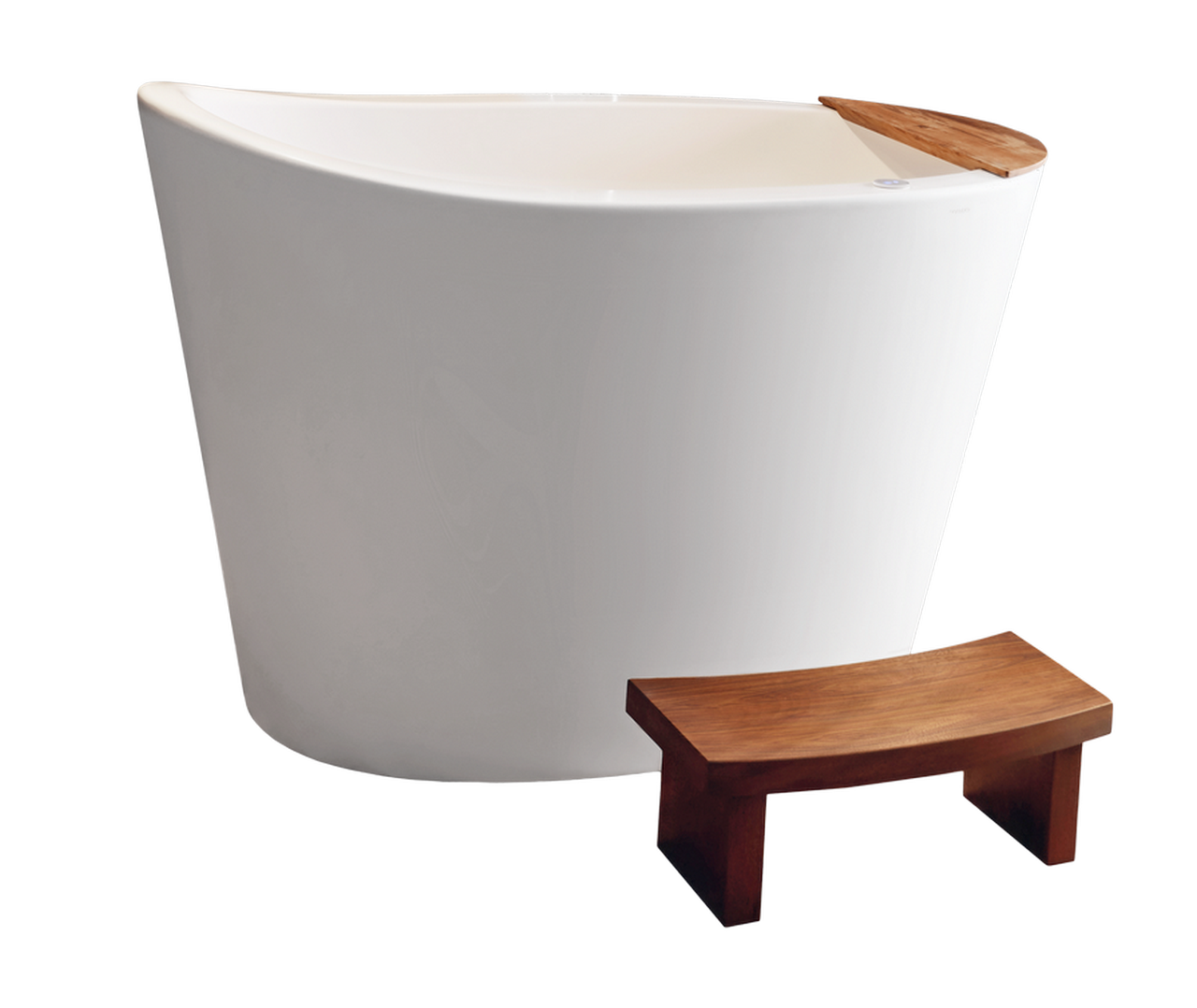 Aquatica True Ofuro Freestanding Stone Japanese Soaking Bathtub